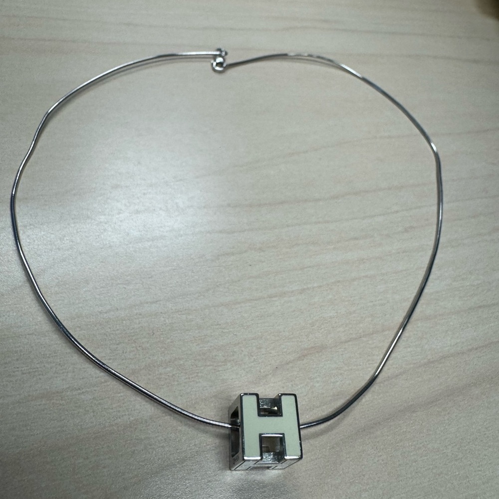 Hermes cage necklace